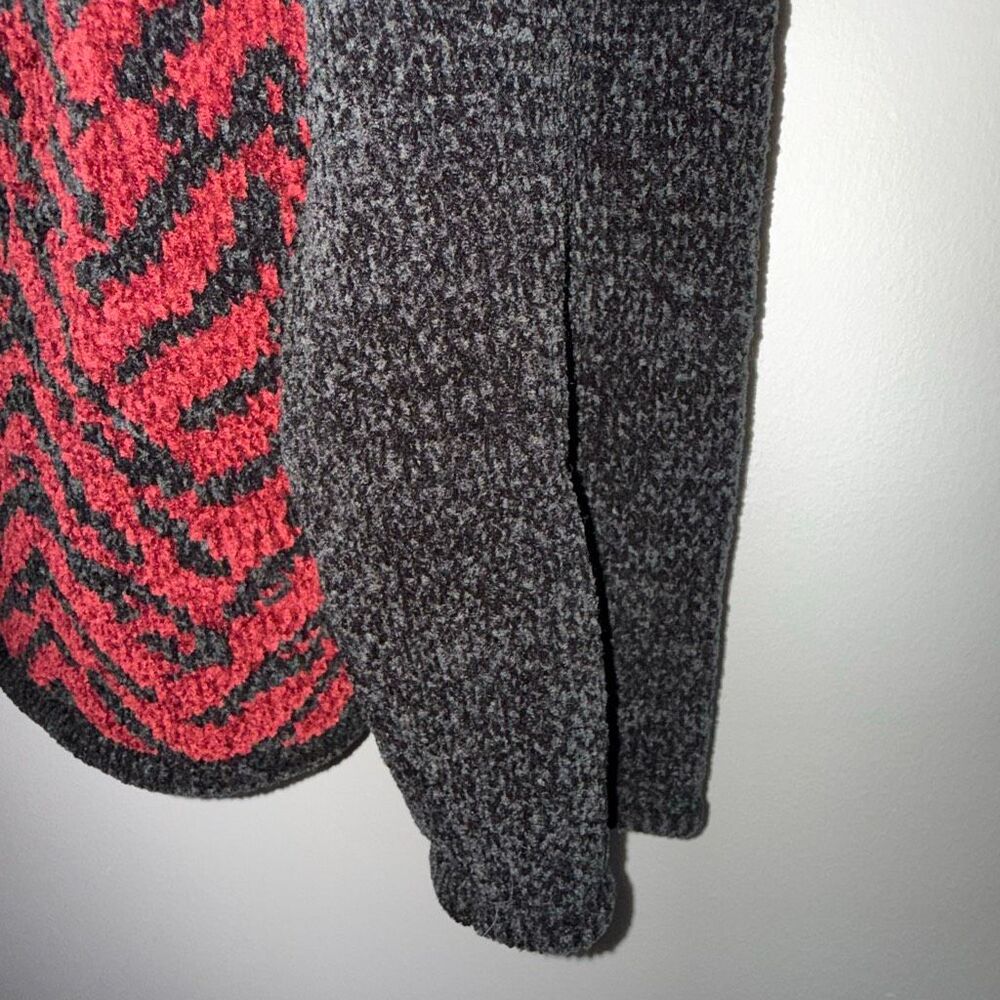 Vintage Studio Works Chenille Patchwork Sweater L… - image 4